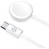 Nabíjací kábel Celly na Apple Watch, USB-C (WCHARGERUSBC) biely