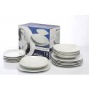 Tognana 80507TO Porcelánová obedová súprava SPLENDOR Bianco 18 dielna