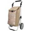 Beagles Béžový kárový nastaviteľný nákupný vozík na kolieskach “Hercules“