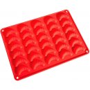 Banquet Silikonová forma rohlíčky 30 ks -35x25x1,3cm 165 gr Culinaria red