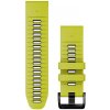 Garmin řemínek QuickFit 26 Electric Lime / Graphite Silicone 010-13281-03