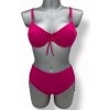 Dámske dvojdielne plavky PETRA Ružová 2XL