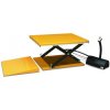 Hydraulický zdvíhací stôl Kraus s nájezdovou rampou, do 1 000 kg, doska 145 x 80 cm