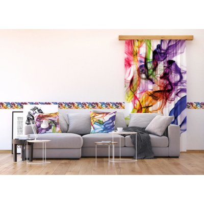 AG Design WB 8201 samolepicí bordura Color smoke, rozměry 0.14m x 5m