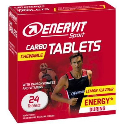 Enervit energetické tablety Carbo Tablets citrón 24 tabliet