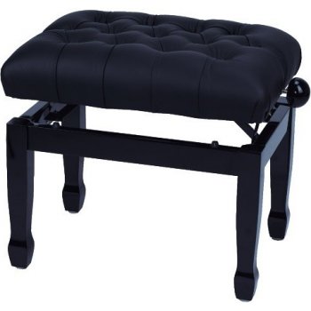 Gewa Piano stolička Deluxe XL 130.310 Černý Lesk