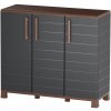 ARTPLAST Plastová skriňa LINEA PORTOFINO 102 x 90 x 37 cm antracit