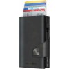 Tru Virtu Wallet Click & Slide vegan Bio Apple Black
