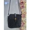 Katrin's Fashion Kožená čierna crossbody kabelka Vera Pelle vera002c - Čierna vera002c