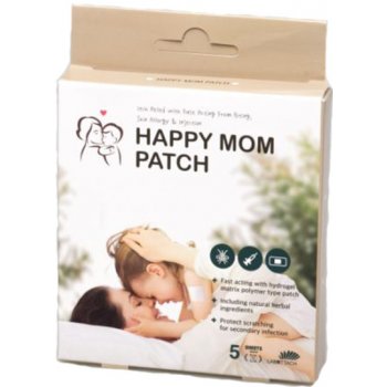 Monsea Happy Mom Patch hydrogélová náplasť po injekciách a uštipnutí hmyzom 5 x 5 cm 5 ks