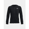 Chlapčenská mikina Under Armour UA Rival Terry FZ Hoodie Čierna YXS
