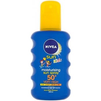 Nivea Sun Kids Caring spray barevný SPF50+ 200 ml