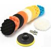 Mobilly univerzálna súprava leštiacich kotúčov s vŕtacím nástavcom, priemer 12,5 cm Car polishing set