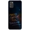 Picasee silikónový prehľadný obal pre Samsung Galaxy A03s A037G - Neon Nights
