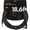 Fender Deluxe Series Black 5,5 m Rovný - Zalomený Nástrojový kábel