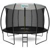 INLEA ULTIMATE Jump Trampolína 366 cm s vnútornou ochrannou sieťou - čierna