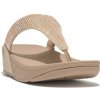 FitFlop Žabky LULU CRYSTAL EMBELLISHED TOE-POST Béžová