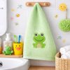 Evenit detský uterák LILI 65 zelený so žabkou zelená 30 x 50 cm