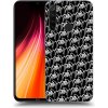 Picasee silikónový čierny obal pre Xiaomi Redmi Note 8T - Separ - White On Black 2