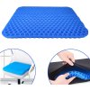 Wellife Gélový podsedák s poťahom COMFY MGP2, modrý 38 x 36 x 3 cm