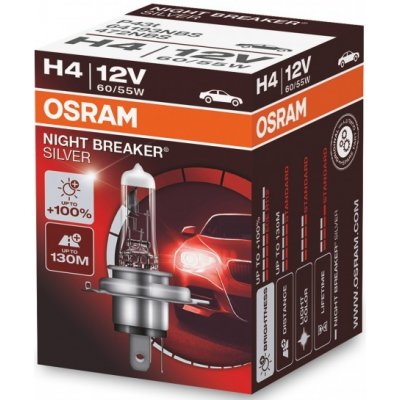 Osram Night Breaker Silver H4 P43T 12V 60W 64193NBS