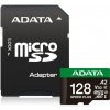 ADATA 128GB MicroSDXC UHS-I U3 V30 + adaptér UD128GUI3V30A2SP-RA1