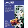 Brother Matte Inkjet Paper, BP60MA, foto papier, matný, biely, A4, 145 g/m2, 25 ks, atramentový