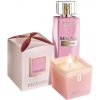 JFenzi handmade sójová parfumovaná sviečka 200g + EDP dámska 100ml Mon Amie