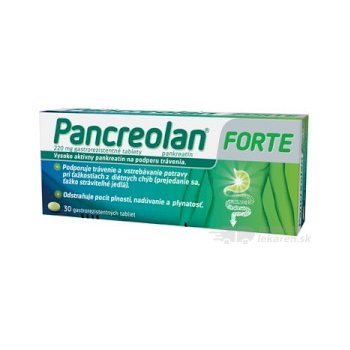 Pancreolan Forte tbl.ent.30 x 220 mg