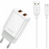 Nabíjačka do siete 2xUSB + Kábel USB - micro USB