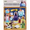 Kreatívne puzzle nálepkový 26x20 cm Betlehem - mix variant či farieb