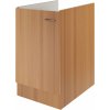 Flex-Well Kuchynská skrinka Nano pod drez, bez drezu, 50 x 82 x 57,1 cm