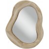 Hector Nástěnné zrcadlo Lia 75 cm z masivu hnědé