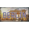 Ceduľa značka Berlin 30,5cm x 15,5cm Plechová tabuľa