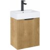 Roca Reef umývadlo so skrinkou 44.6 cm dub A852446464