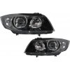 KITT Specials Angel Eyes Headlights suitable for BMW 3 Series E90 Sedan E91 Touring (03.2005-2011) Black