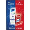 Head & Shoulders Gaming Legend Head & Shoulders Classic Clean 2in1 šampón proti lupinám 2 v 1 330 ml + Old Spice Whitewater tuhý dezodorant pre mužov 50 g