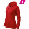 MALFINI TRENDY ZIPPER 411 Mikina dámska 4110715 L 07 červená