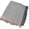 MIABELLA Jemný bavlnený prehoz HASEKI hnedo - béžový 170x220 cm hnedá Bavlna/polyester 170x210 cm
