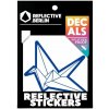 Reflective.Berlin Reflective Decals Origami blue uni