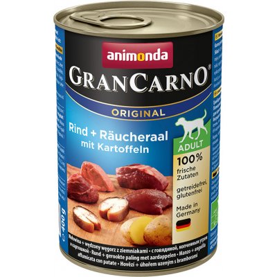 Animonda Gran Carno Original Adult hovädzie + údený úhor + zemiaky 400 g
