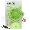 Bezdrôtový zelený ventilátor