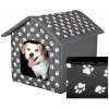 BUDA PRE PSA, Domček ohrádka pre psov do domu vyrobená z materiálu Doggy R4 60x55x60 cm