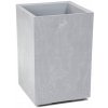 Lamela Kvetináč Karo 400x400x600 sivý beton