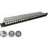 Solarix Modulárny neosadený patch panel Solarix 24 portov 1U