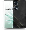 Picasee silikónový čierny obal pre Honor 70 - Black tile