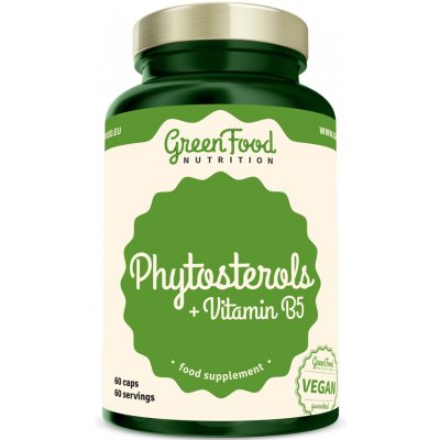 GreenFood Nutrition Phytosterols + vit B5 60 kapsúl
