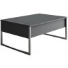 Konferenčný stolík Luxe Anthracite and Silverstolík
