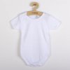 Luxusné bavlnené body krátky rukáv New Baby - biele 80 (9-12m) Biela