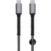 Kábel Fixed FIXDA-CC2-GR USB-C to USB-C PD, 2m, sivý